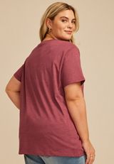 Plus Size Bronco Oversized Fit Graphic Tee, C103, small