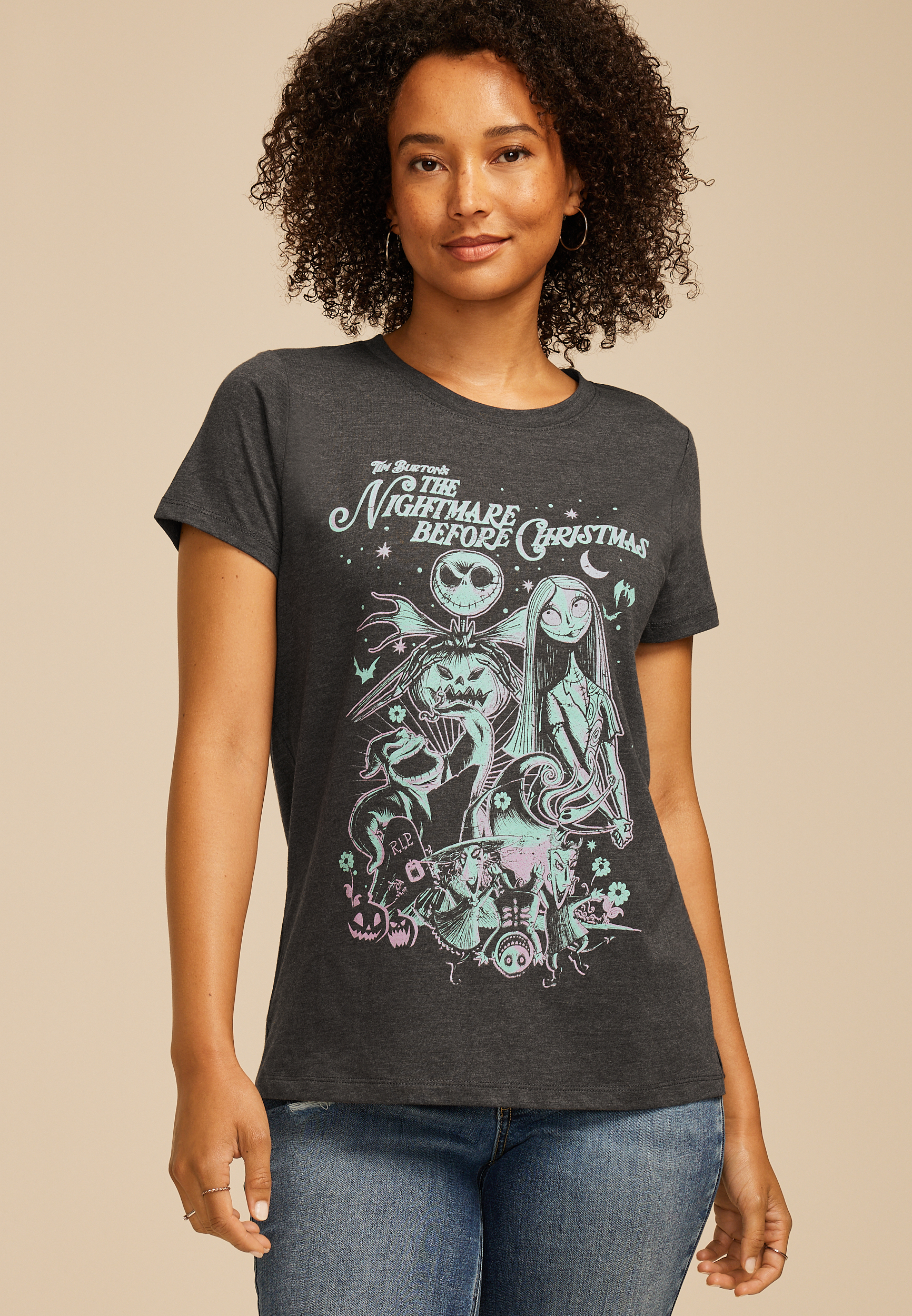 Nightmare Before Christmas Classic Fit Graphic Tee