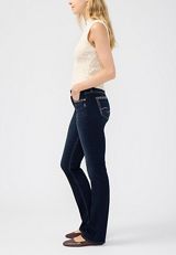 Silver Jeans Co.&reg; Elyse Luxe Stretch Embellished Pocket Slim Boot Jean, C258, small