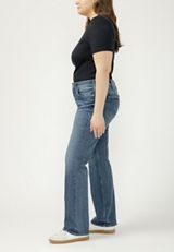 Plus Size Silver Jeans Co.&reg; Suki Curvy Mid Rise Slim Boot Jean, MEDIUM SANDBLAST, small