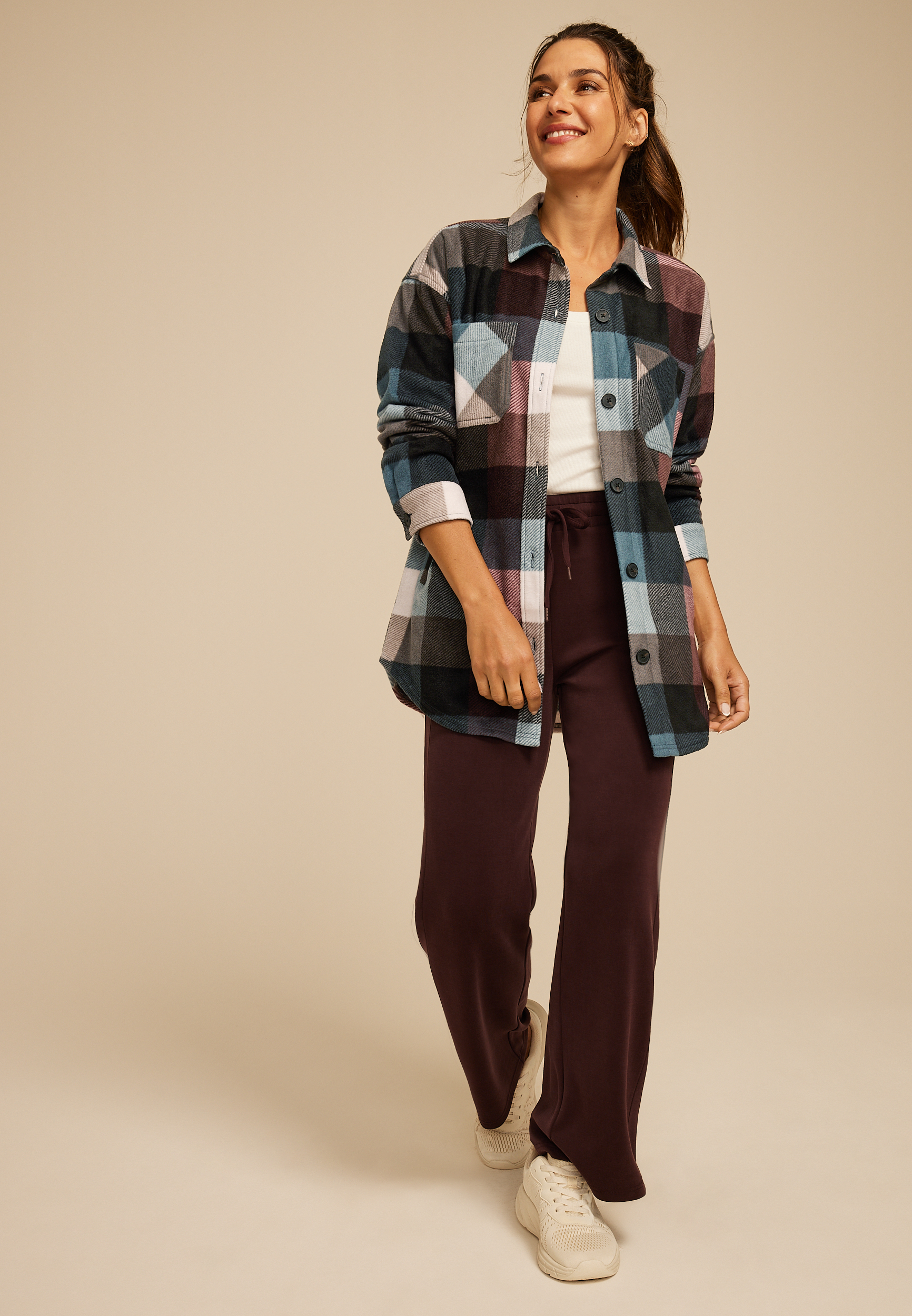 Wilder Fleece Shacket, C1524, large