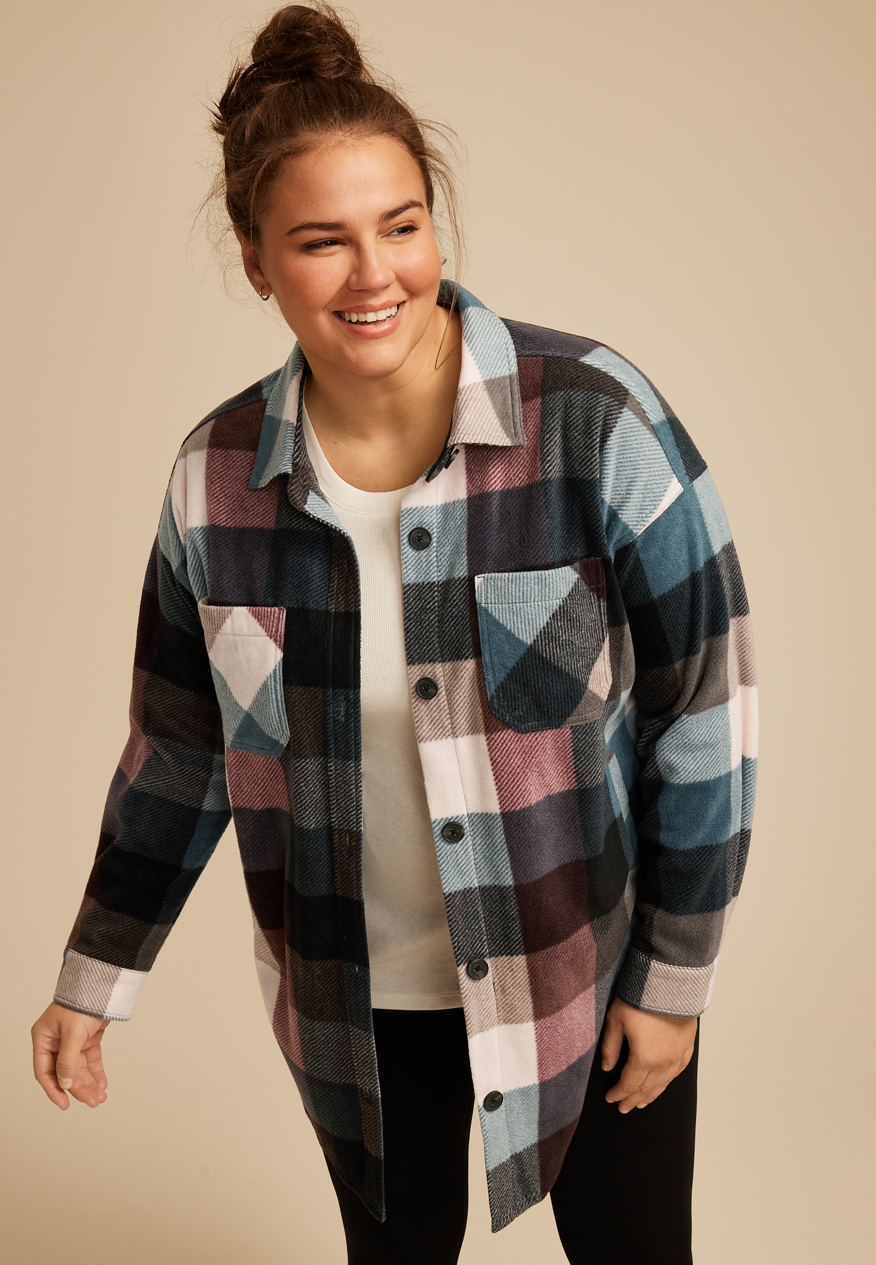 Plus Size Wilder Fleece Shacket