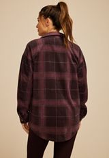 Wilder Fleece Shacket, MAPLE COMBO, small