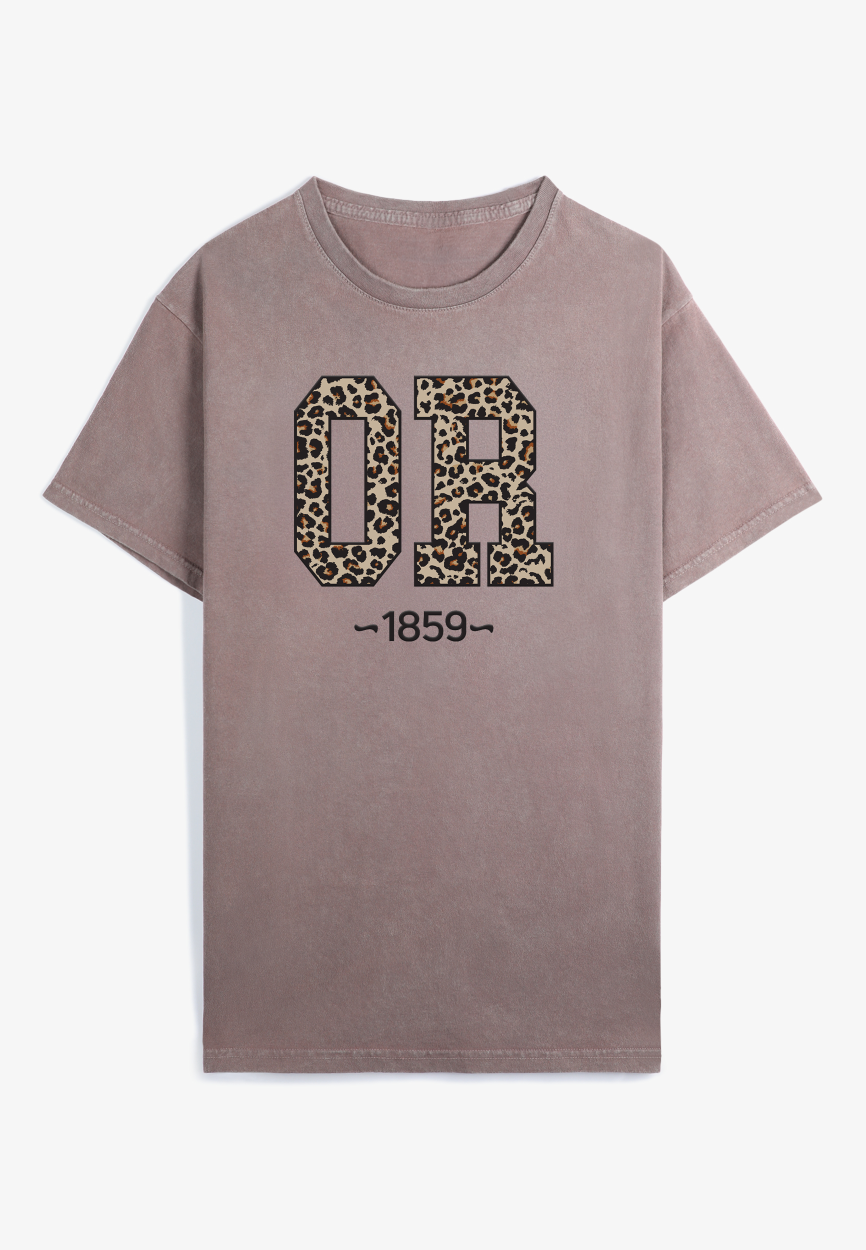 Plus Size Leopard State Relaxed Graphic Tee