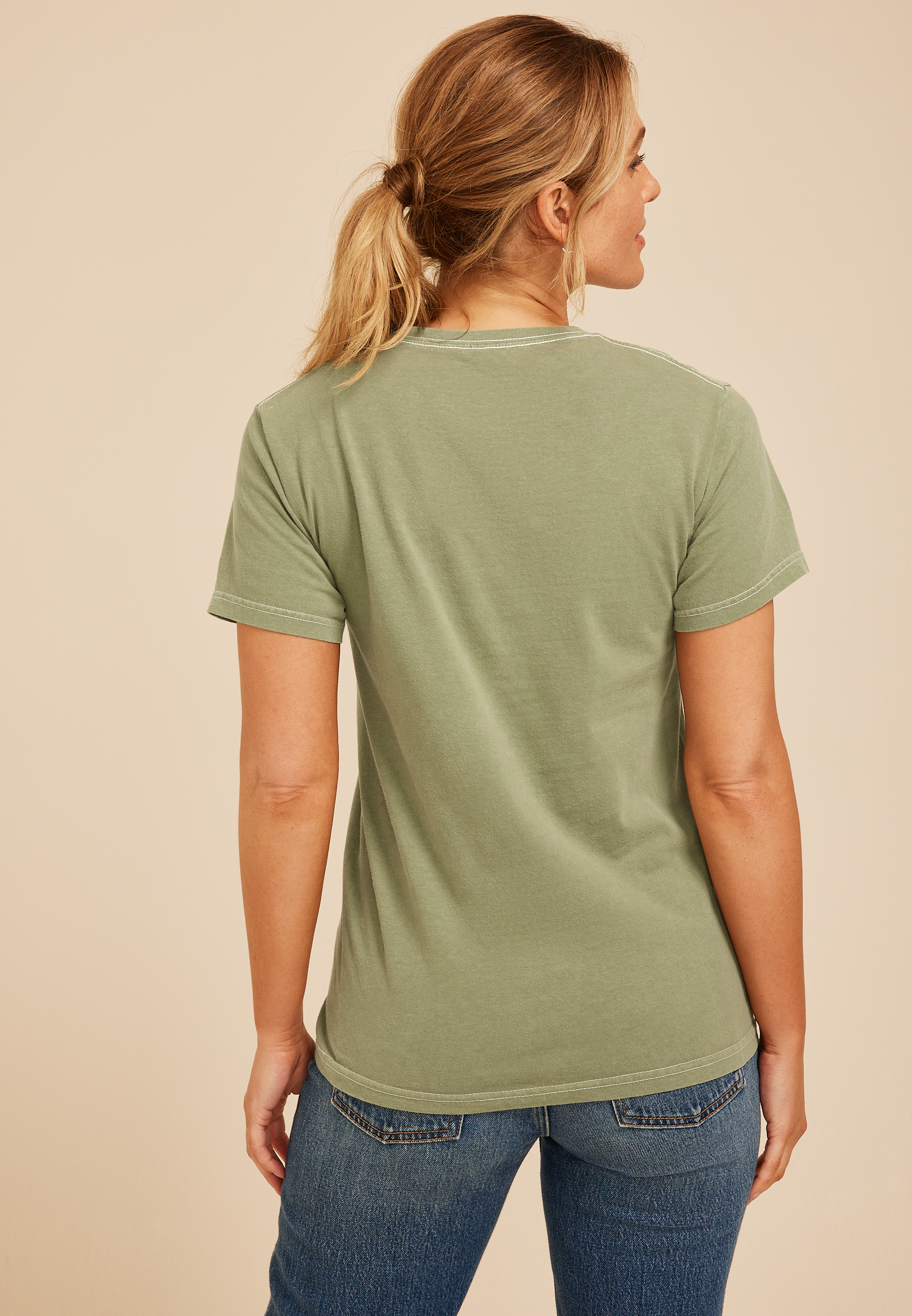 Day Drinking Weather Relaxed Graphic Tee, C425, large