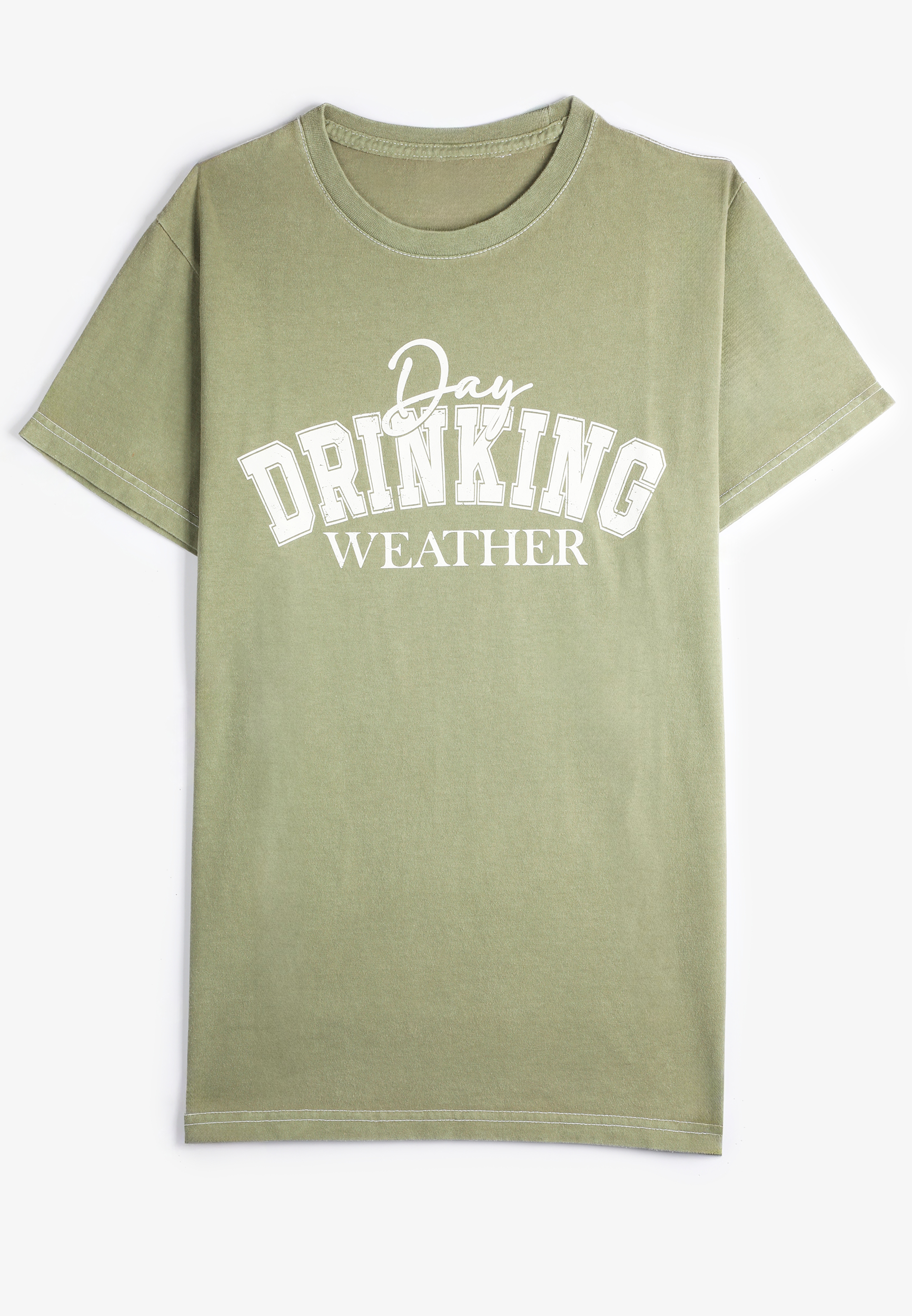 Day Drinking Weather Relaxed Graphic Tee, C425, large