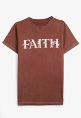 Floral  Faith Relaxed Graphic Tee, C5325, small