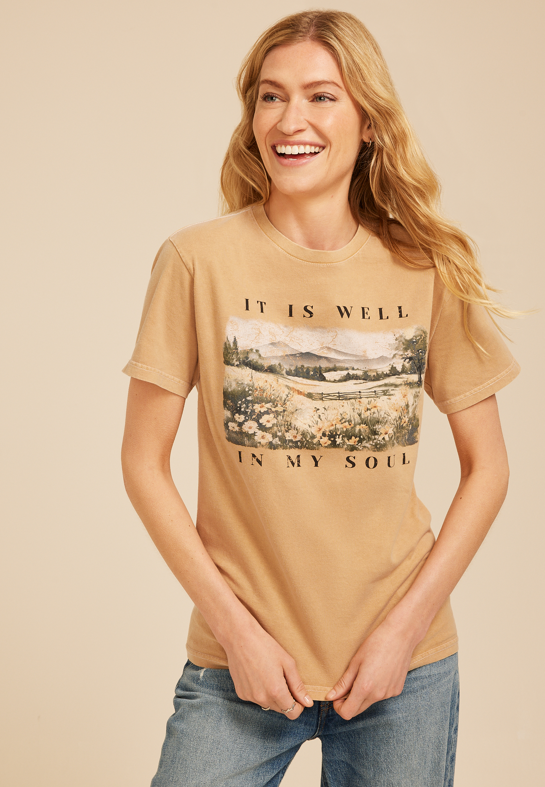 Well In My Soul Relaxed Fit Graphic Tee