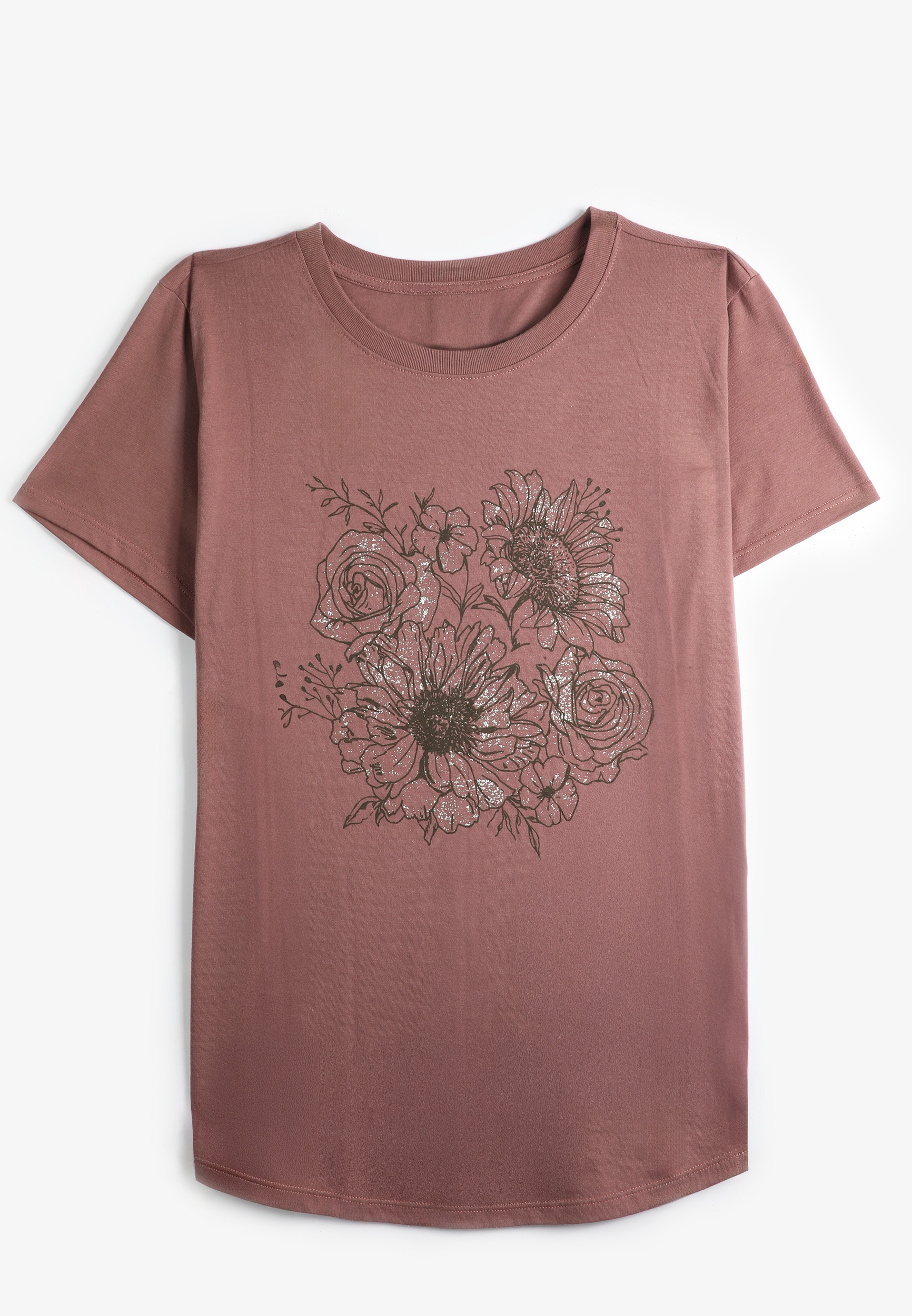 Floral Classic Fit Graphic Tee