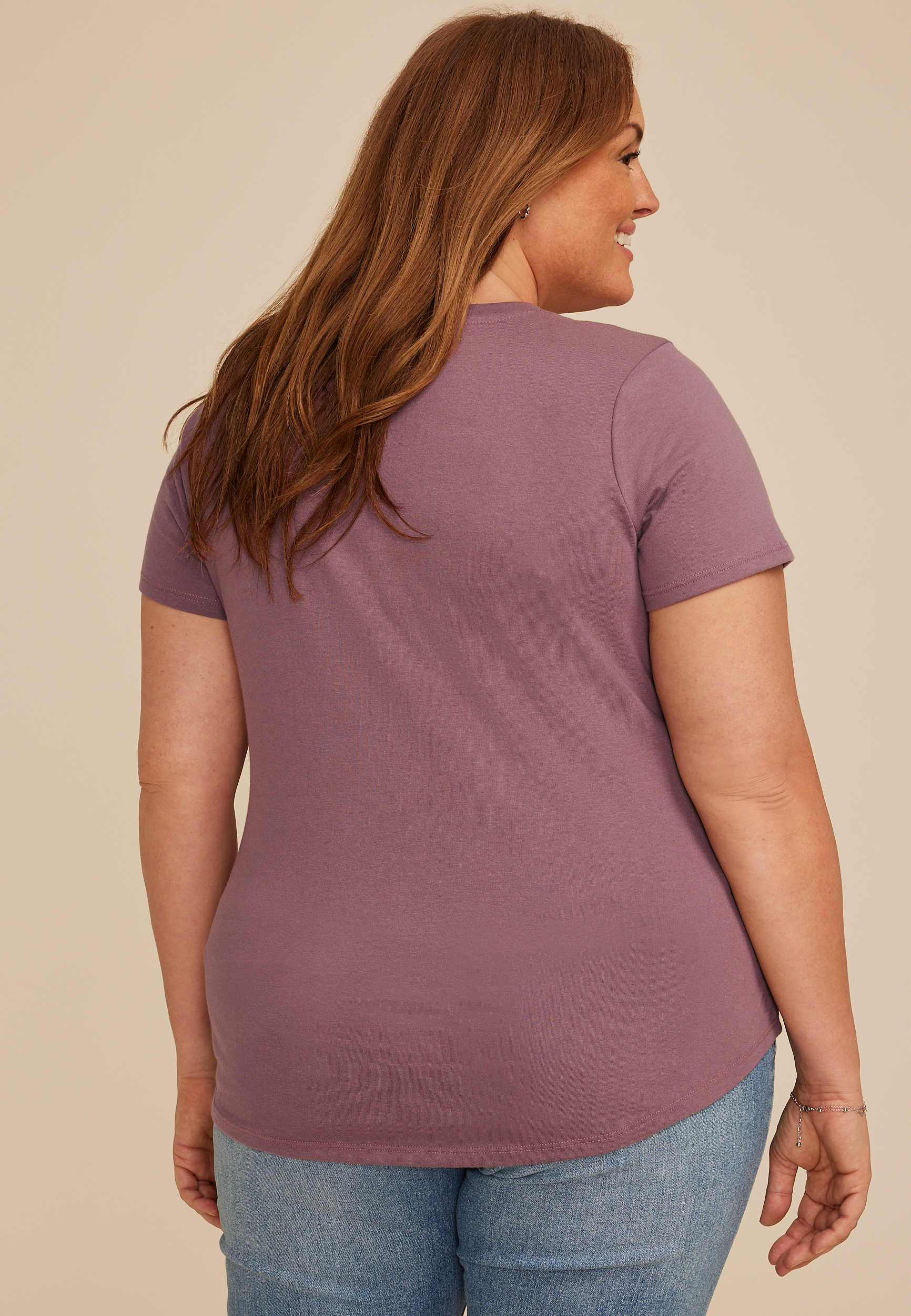 Plus Size Floral Classic Fit Graphic Tee, JASPER BROWN, large