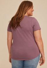 Plus Size Floral Classic Fit Graphic Tee, JASPER BROWN, small