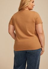 Plus Size 24/7 Dawson Crew Neck Tee, CORK, small