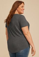 Plus Size Sippin Wine Feelin Fine Classic Fit Graphic Tee, , small