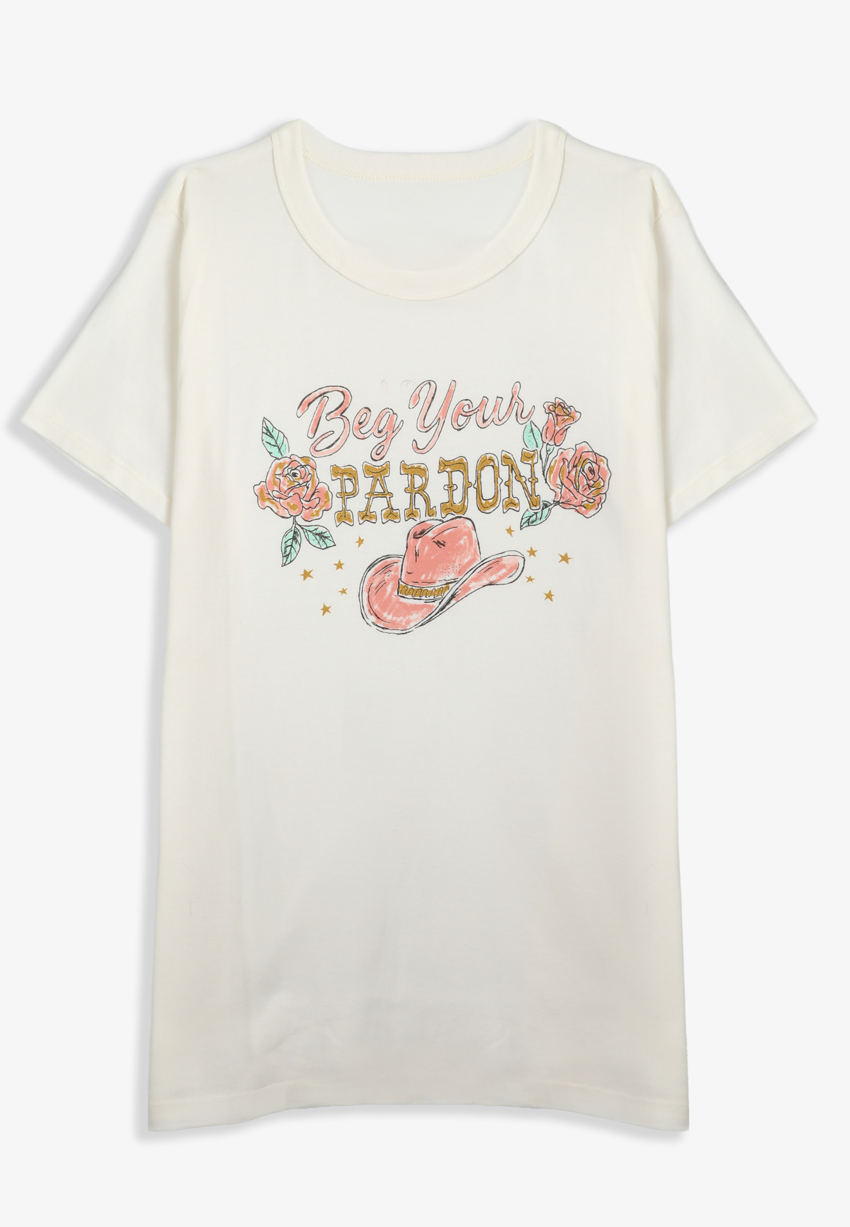 Beg Your Pardon Classic Fit Graphic Tee, C2789, large
