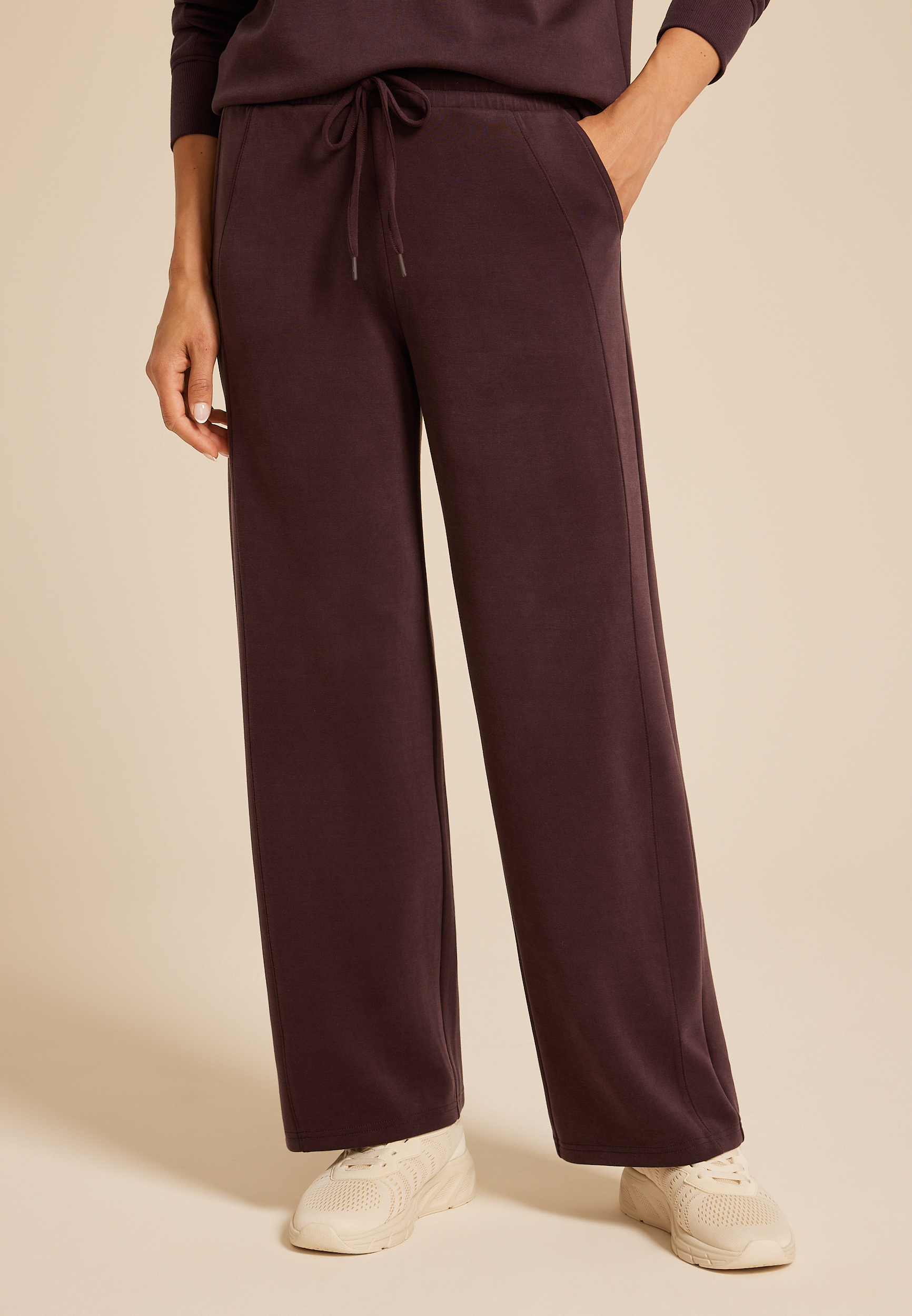Cloud Scuba Knit Wide Leg Sweatpant