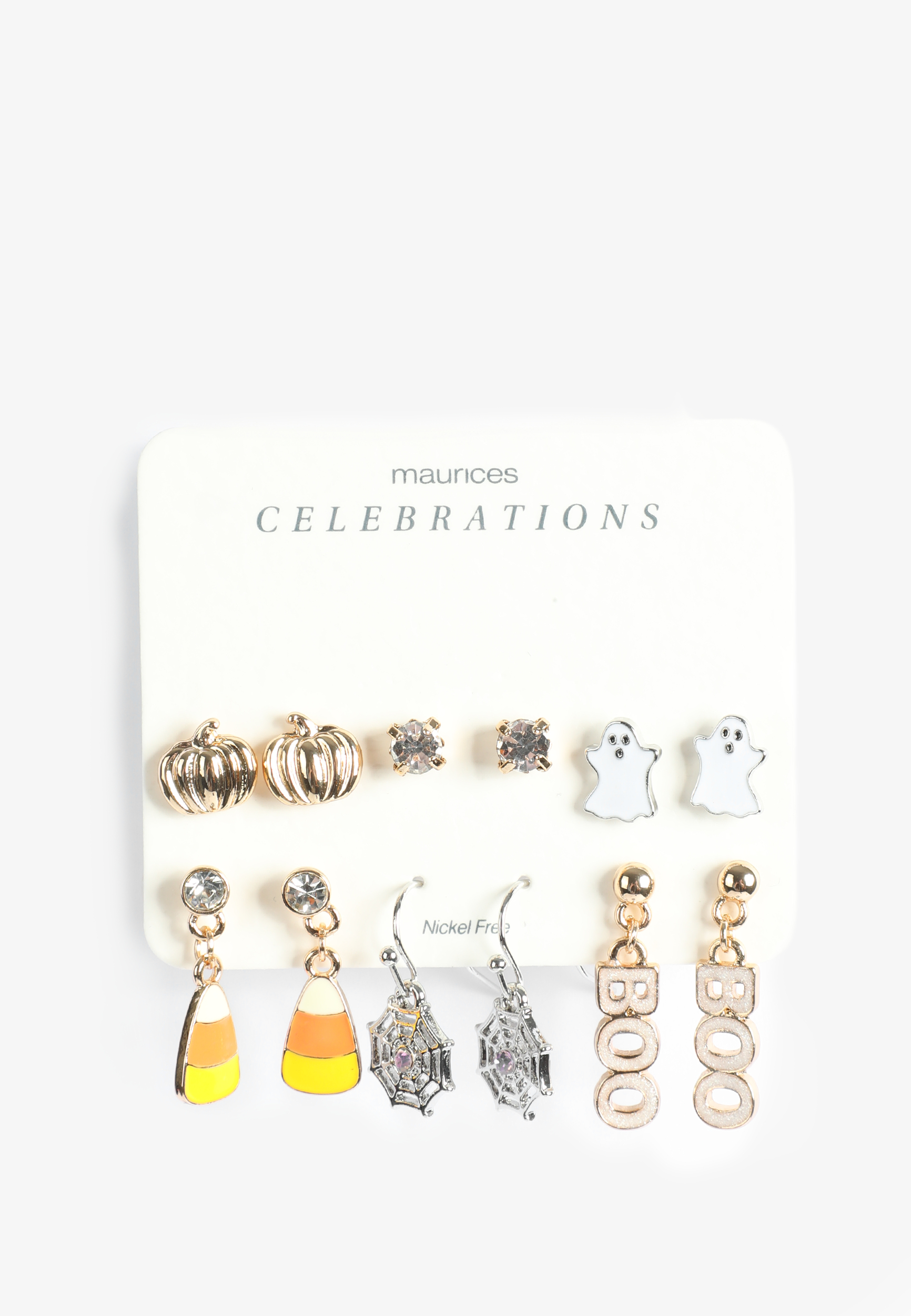 6 Pack Halloween Earring Set