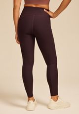 Soft Rib High Rise Legging, MAPLE, small