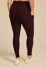 Plus Size Soft Rib High Rise Legging, C1229, small