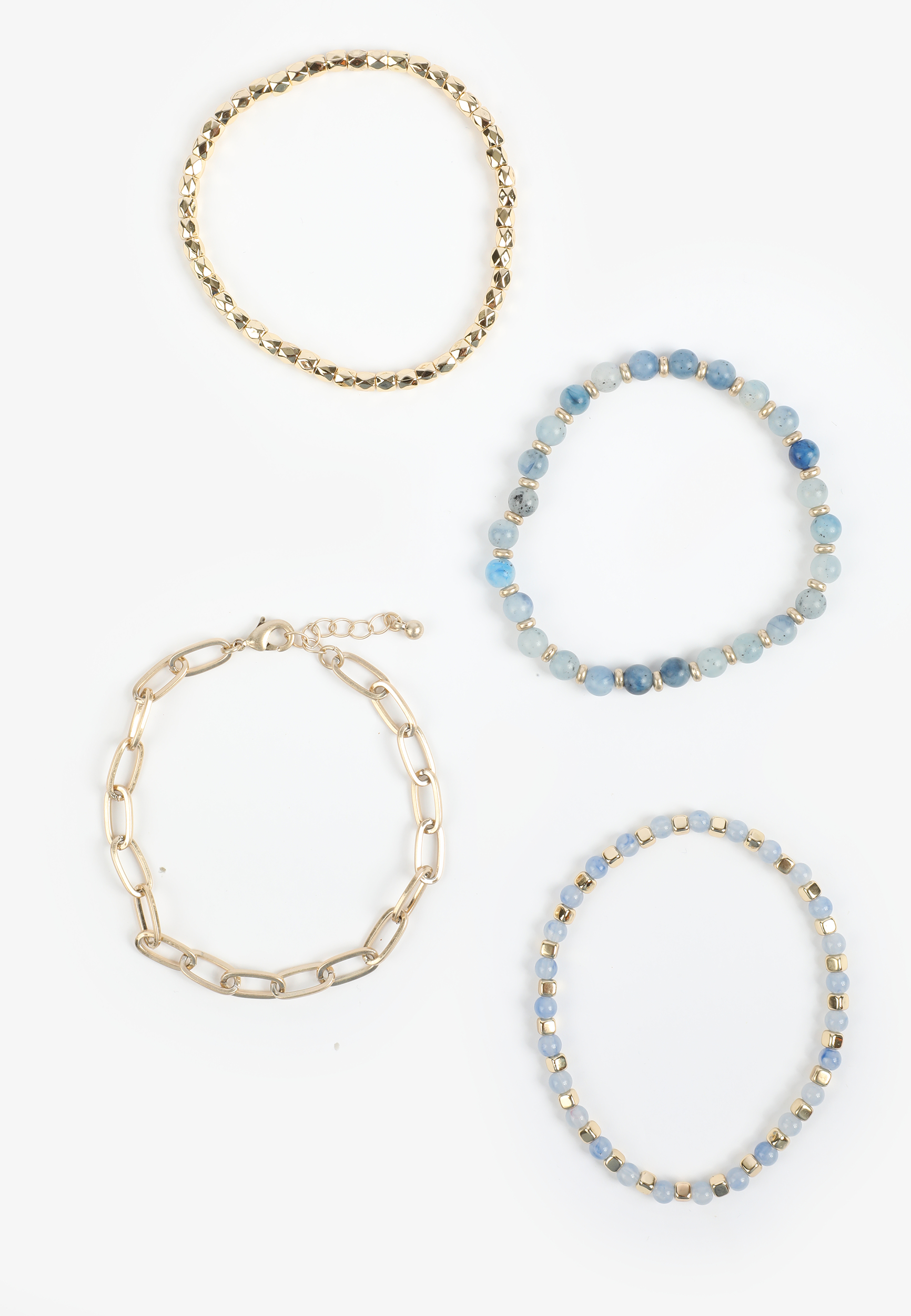 Dusk Sky Beaded Bracelet Set, C4199, large