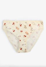 Simply Comfy Cotton Cats And Floral Print Bikini Panty, C1524, small