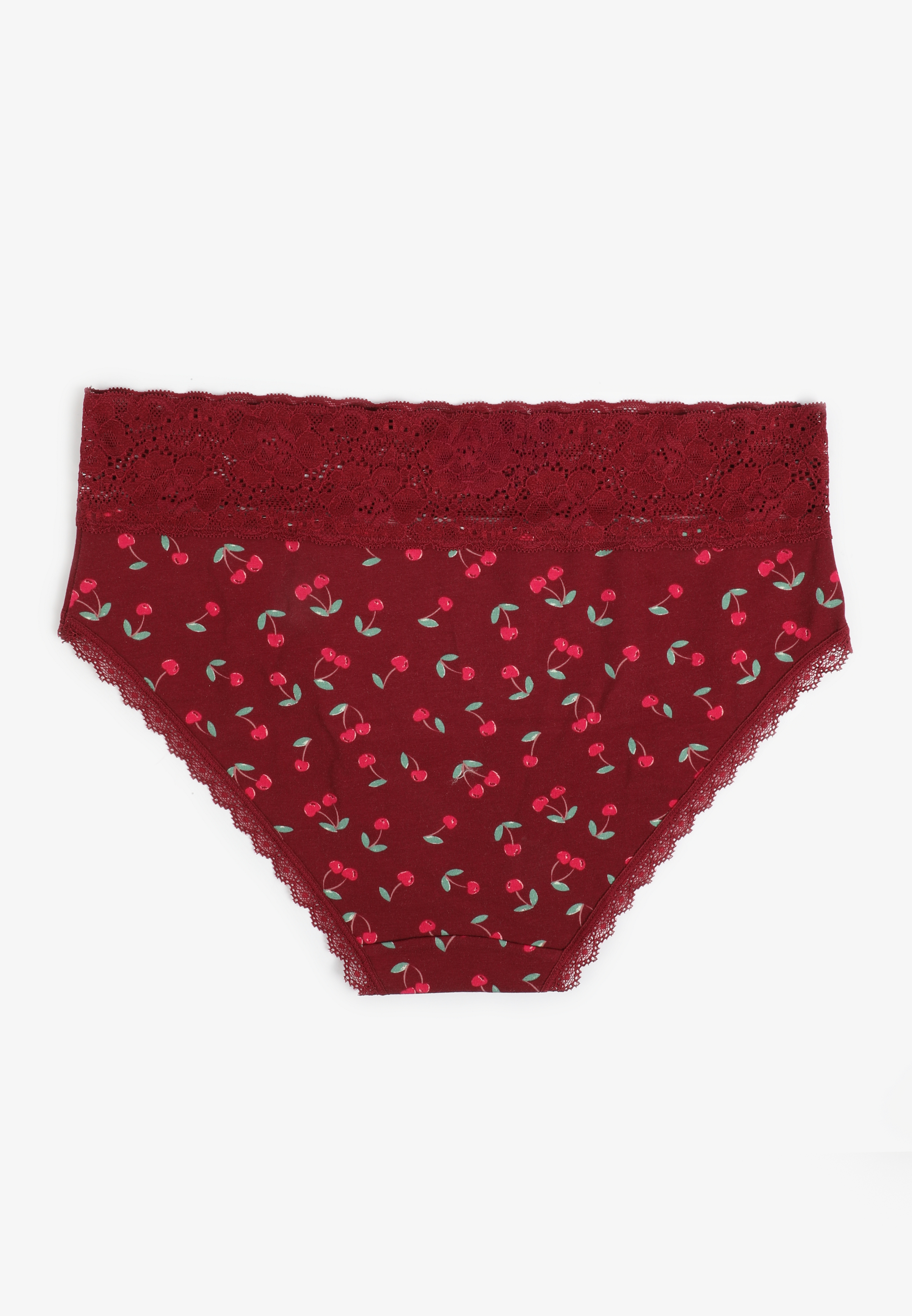 Simply Comfy Cotton Cherry Print Hipster Panty, C1524, large