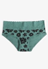 Simply Comfy Cotton Floral Hipster Panty, C2666, small