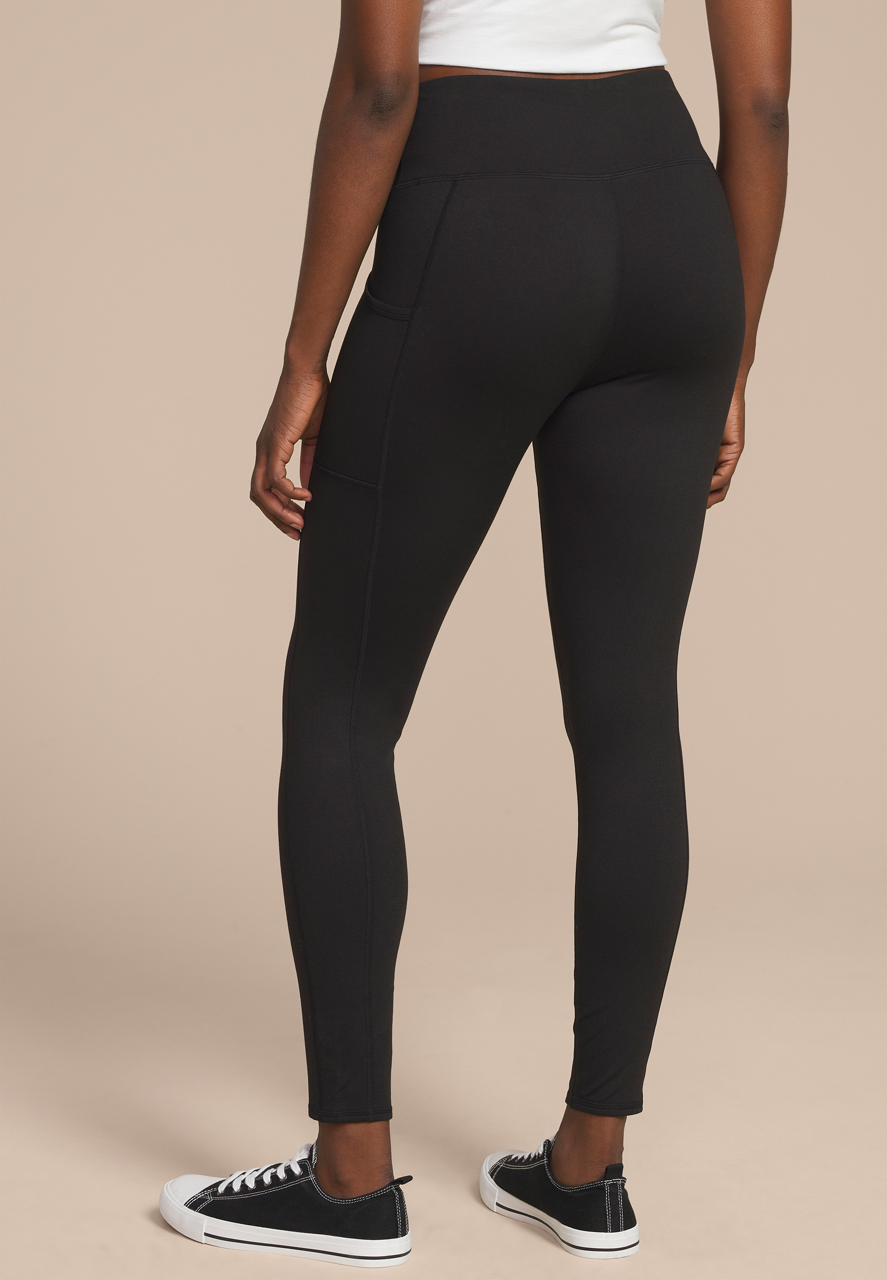 Fleece Lined High Rise Legging, C106, large
