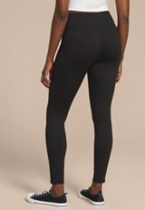 Fleece Lined High Rise Legging, C106, small