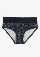 Simply Comfy Cotton Floral Print Hipster Panty, C1943, small