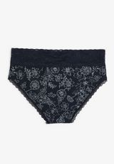 Simply Comfy Cotton Floral Print Hipster Panty, C1943, small