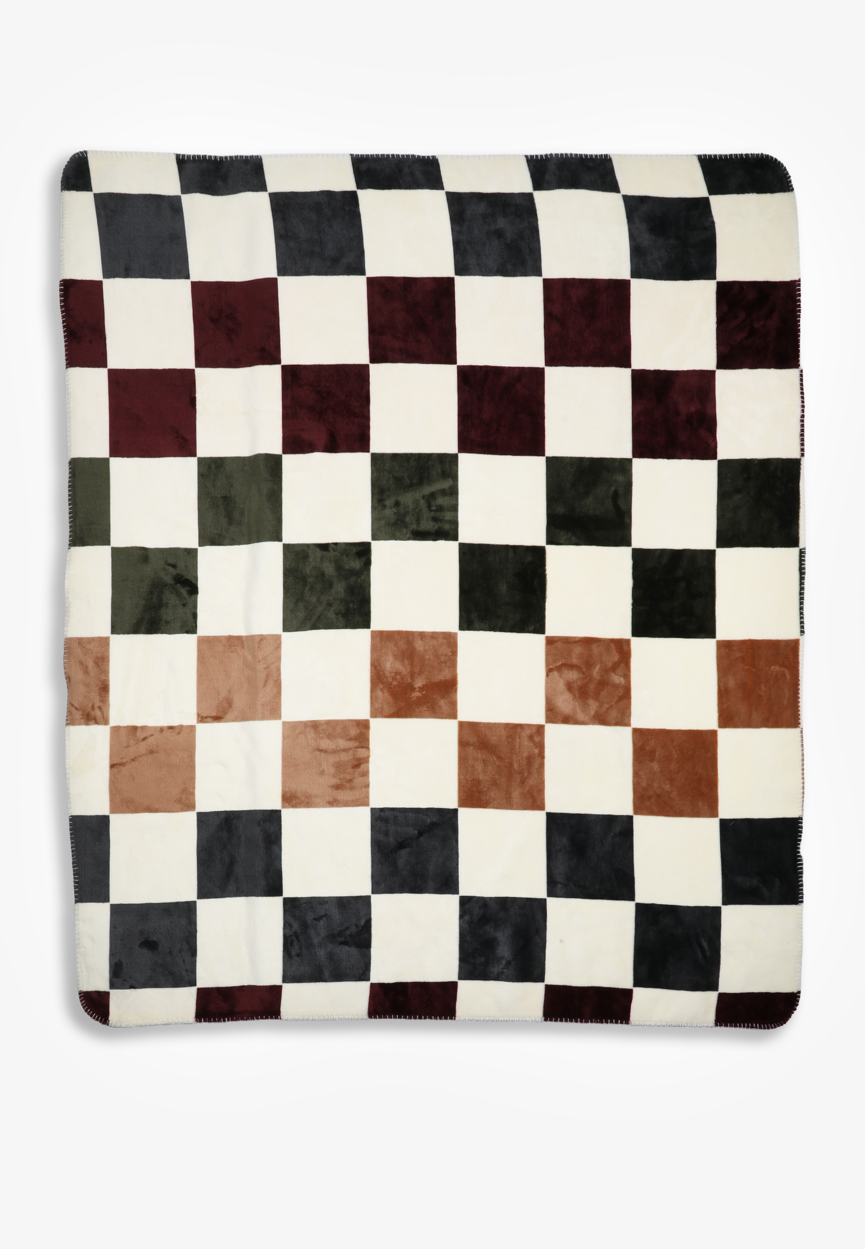 Festive Fleece Sherpa Throw Blanket, C8989, large
