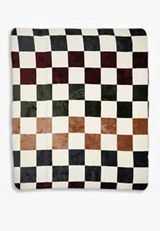 Festive Fleece Sherpa Throw Blanket, C8989, small