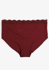 Invisibliss High Waist Lace Trim Hipster Panty, C9179, small