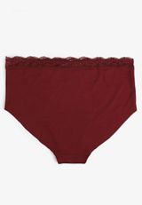 Invisibliss High Waist Lace Trim Hipster Panty, C9179, small