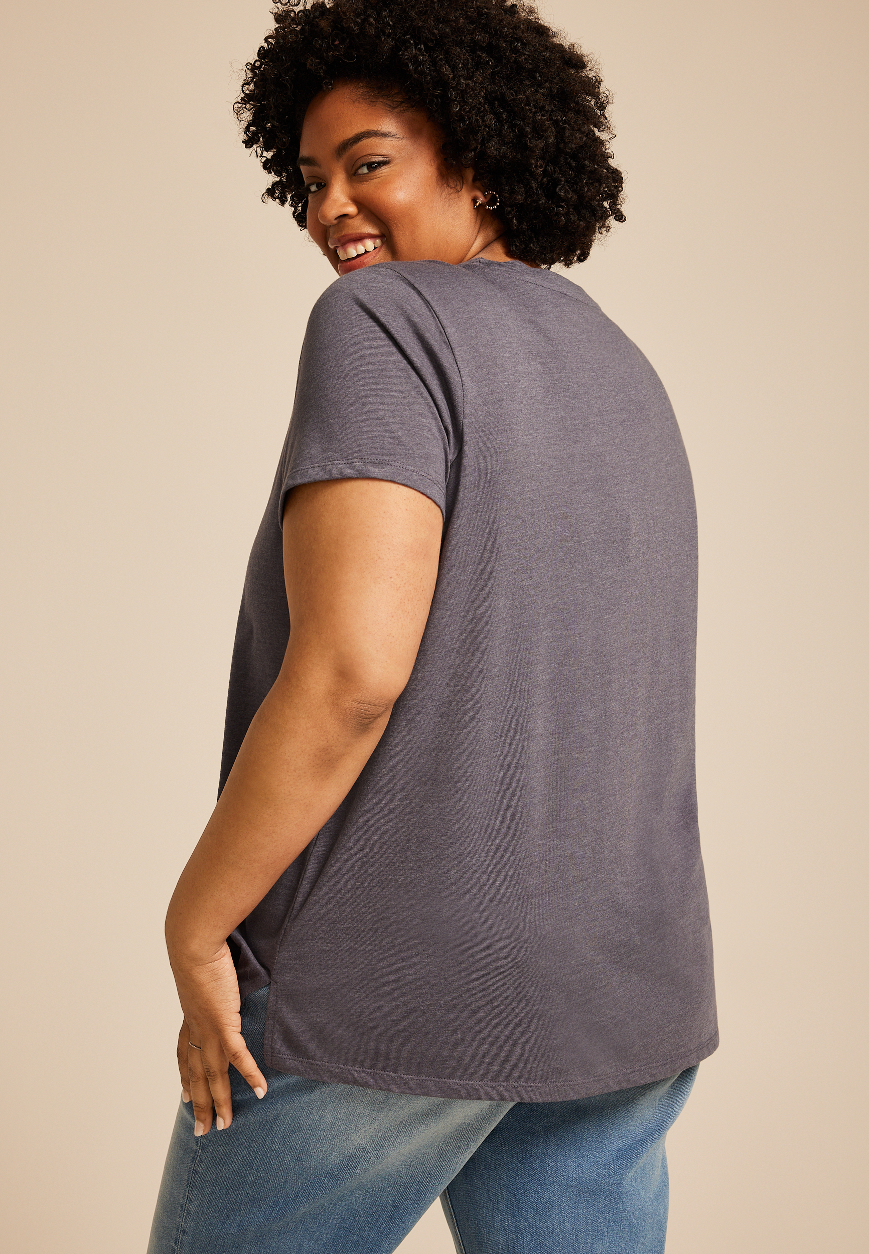 Plus Size Kiss Classic Fit Graphic Tee, C3307, large