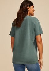 Daisy Valley Oversized Fit Graphic Tee, OPERA TEAL, small