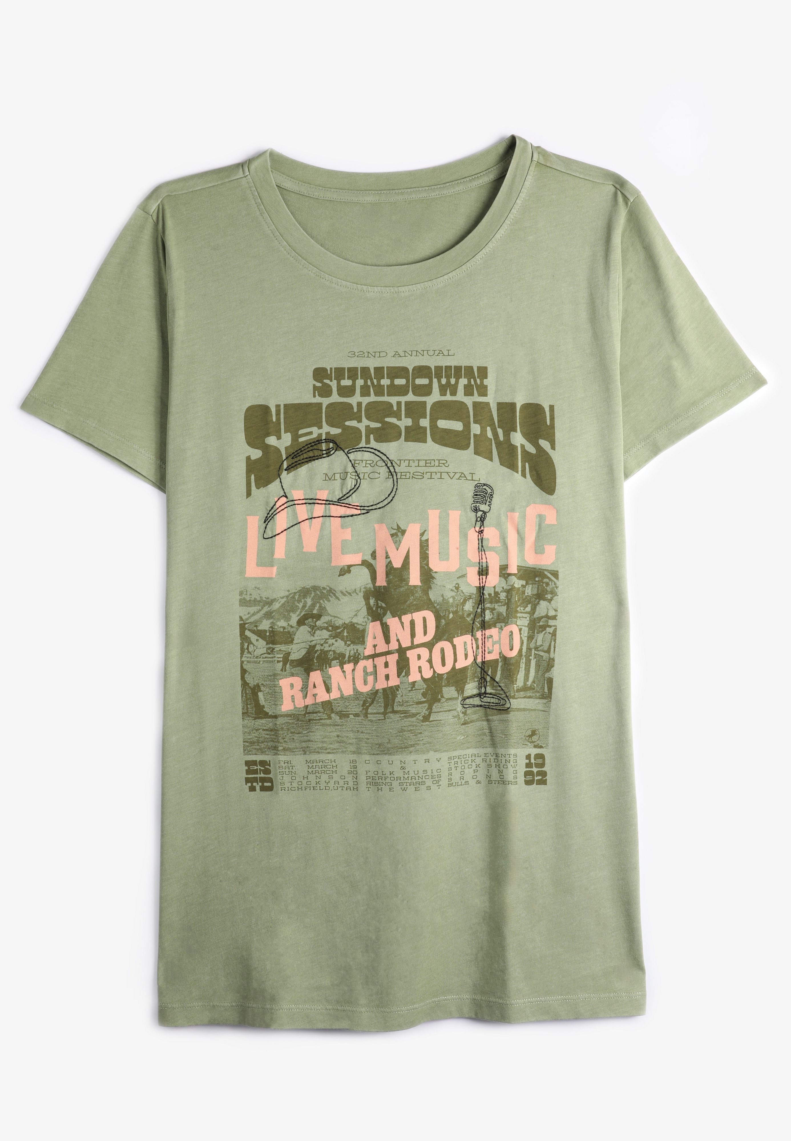 Sundown Sessions Classic Fit Graphic Tee, C425, large