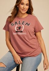 Plus Size Salem University Classic Fit Graphic Tee, C5436, small