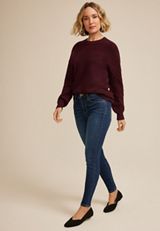 Everflex™ Dark High Rise Super Skinny Jean, C258, small