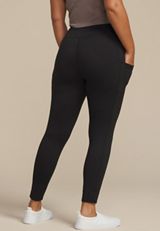 Plus Size Brushed High Rise Pocket Legging, C106, small