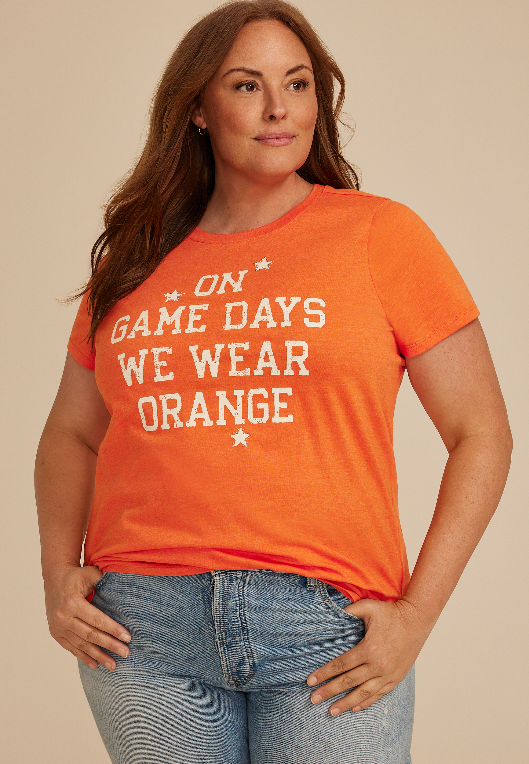 Plus Size Game Day Classic Fit Graphic Tee