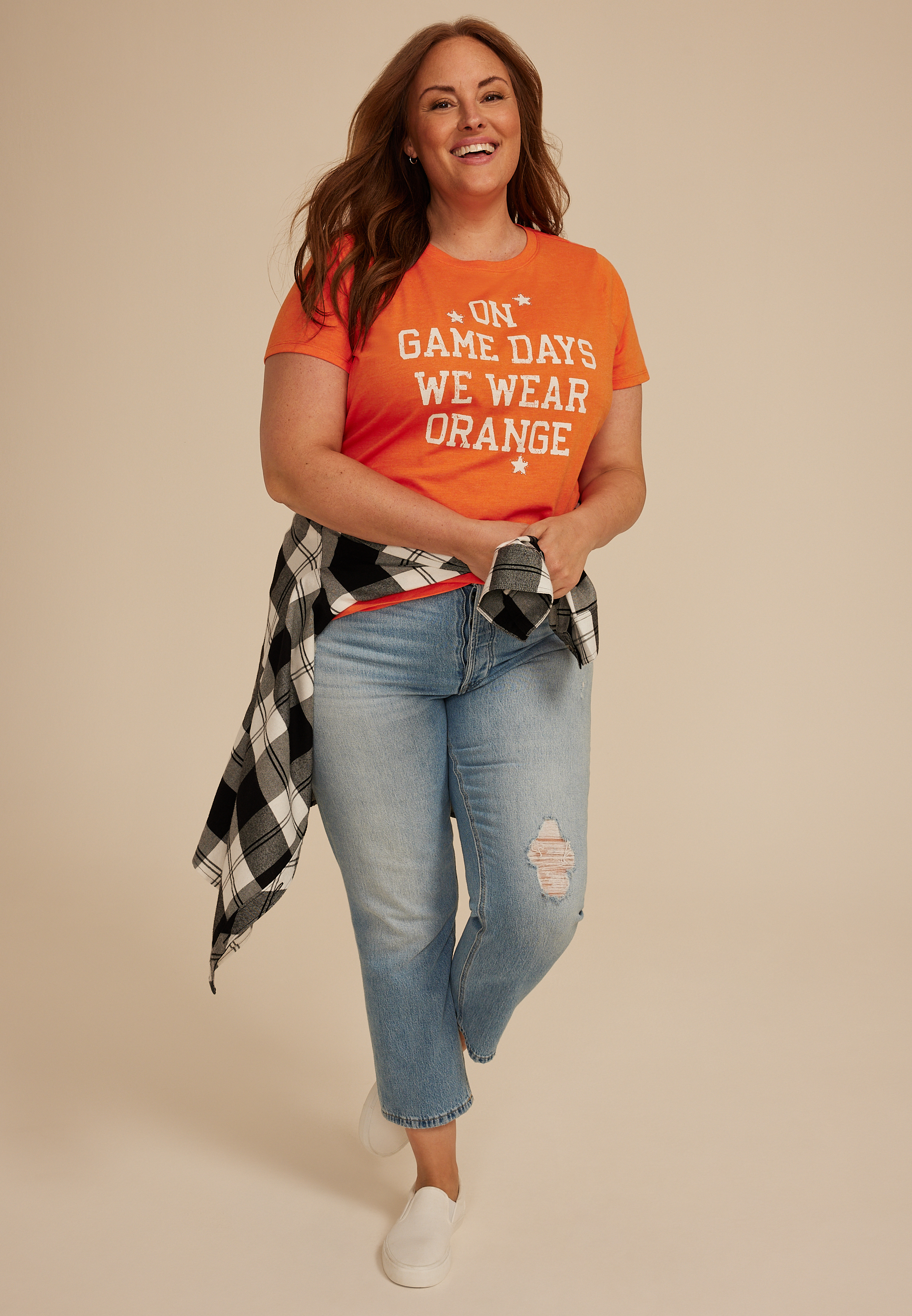 Plus Size Game Day Classic Fit Graphic Tee