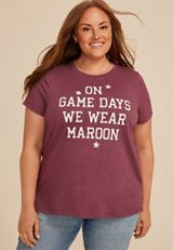 Plus Size Game Day Classic Fit Graphic Tee, C3840, small