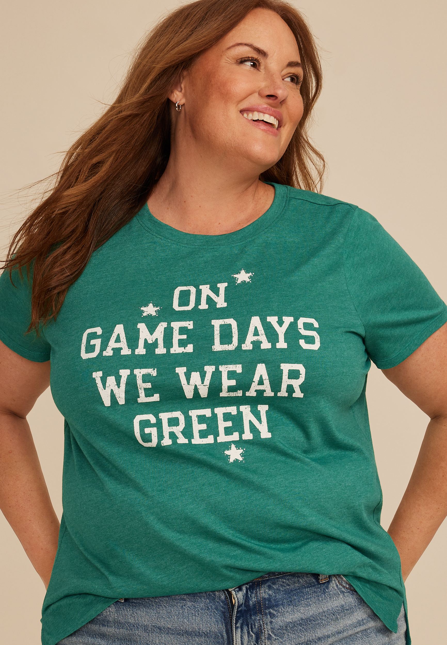 Plus Size Game Day Classic Fit Graphic Tee