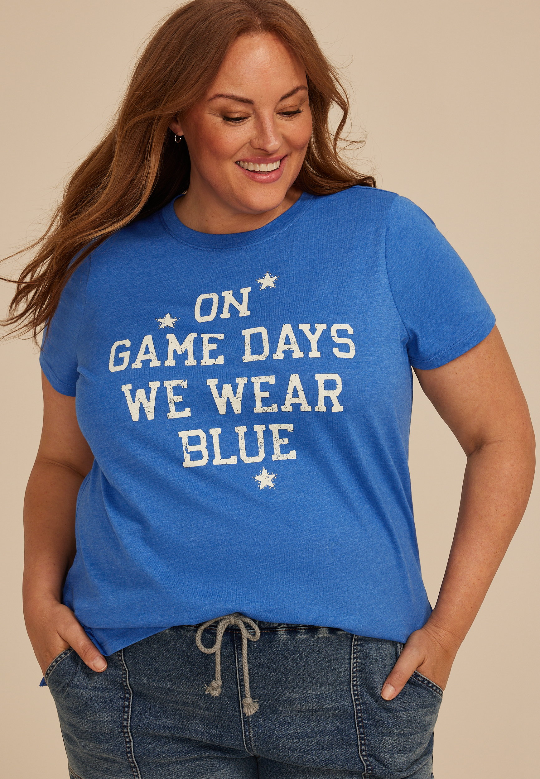 Plus Size Game Day Classic Fit Graphic Tee