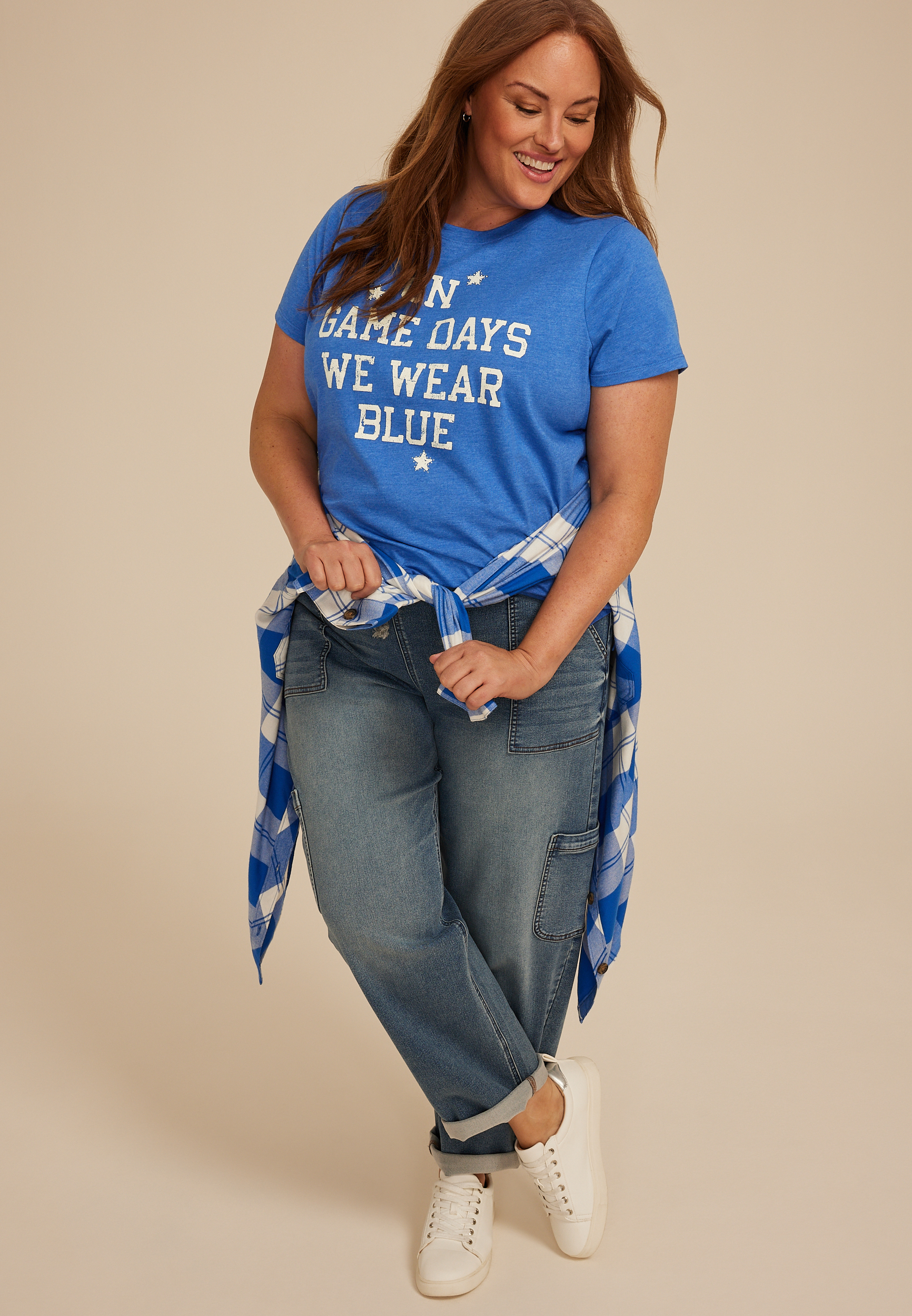 Plus Size Game Day Classic Fit Graphic Tee