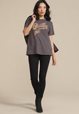 Bowie Oversized Fit Graphic Tee, C9501, small