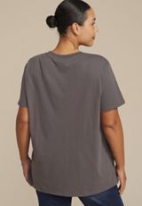 Plus Size Bowie Oversized Fit Graphic Tee, C9501, small