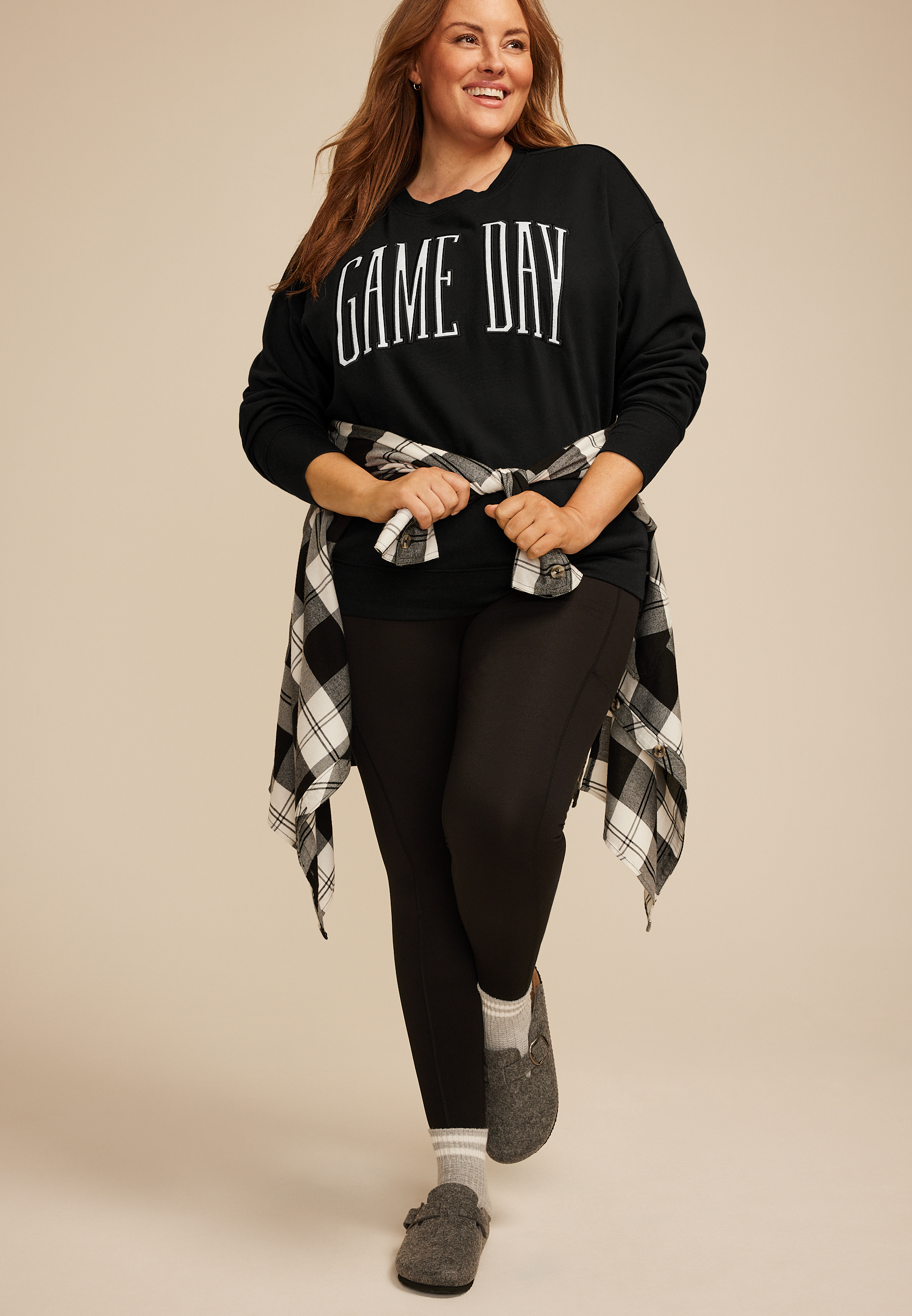 Plus Size Game Day Relaxed Fit Sweatshirt