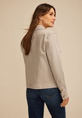 Washed Seamed Jacket, C454, small